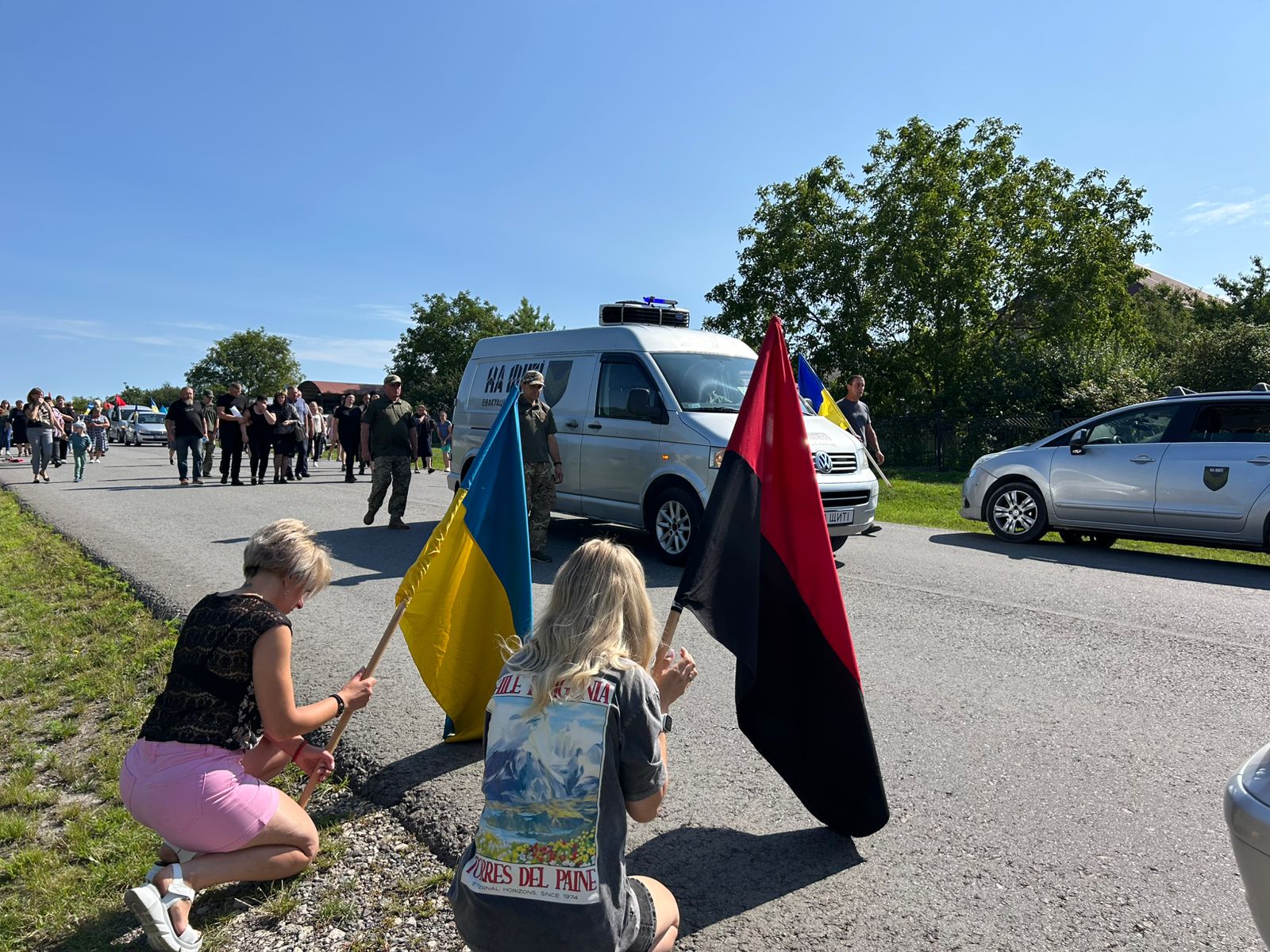 У Мишковичах зустріли тіло загиблого на війні воїна Олександра Бакси