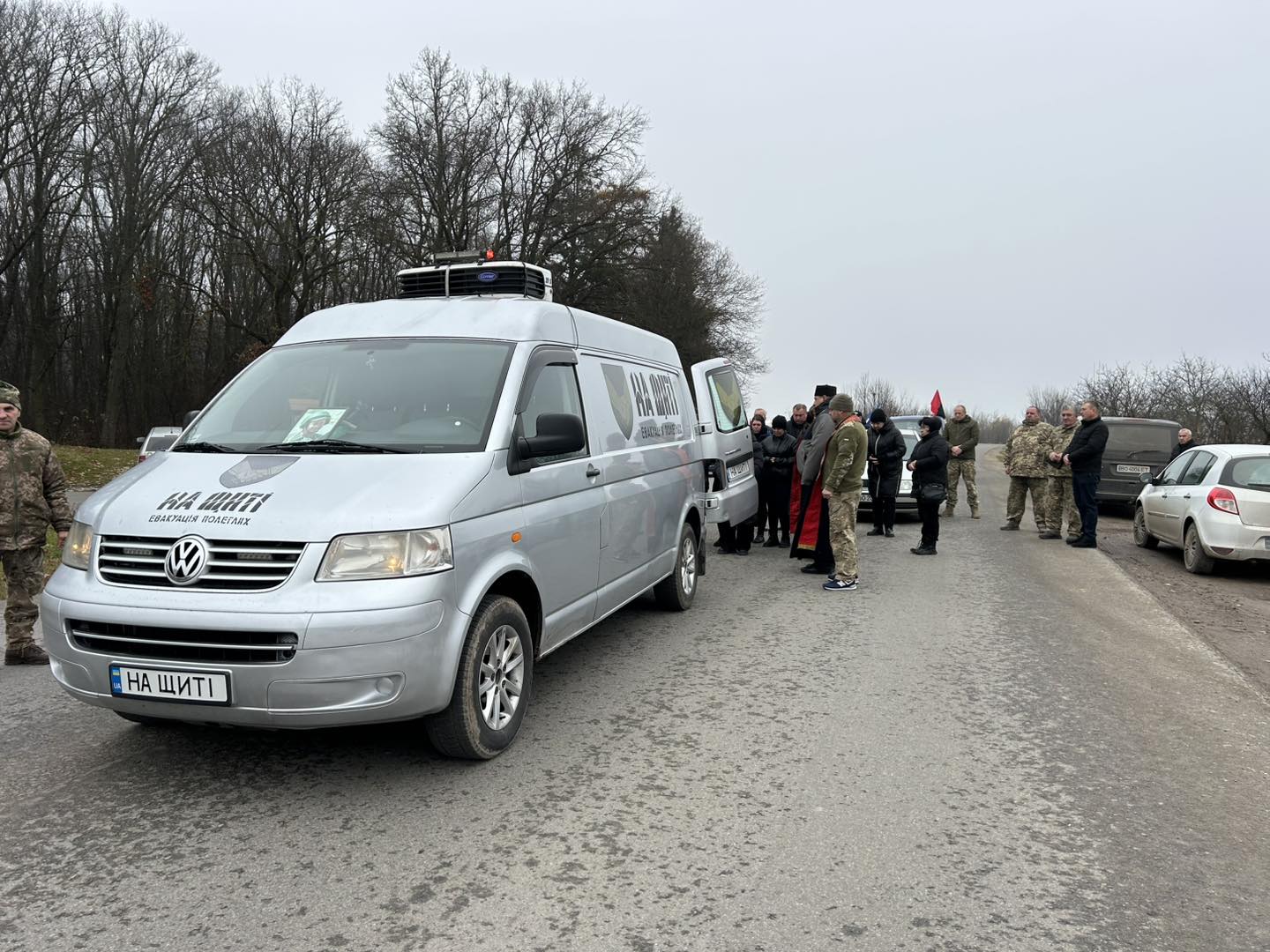 У Мишковичах зустріли тіло загиблого Михайла Дідуха
