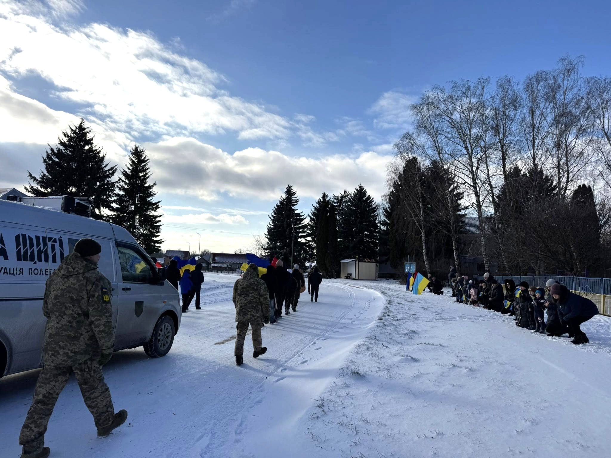 У Настасові зустріли тіло полеглого воїна Віталія Тимчука