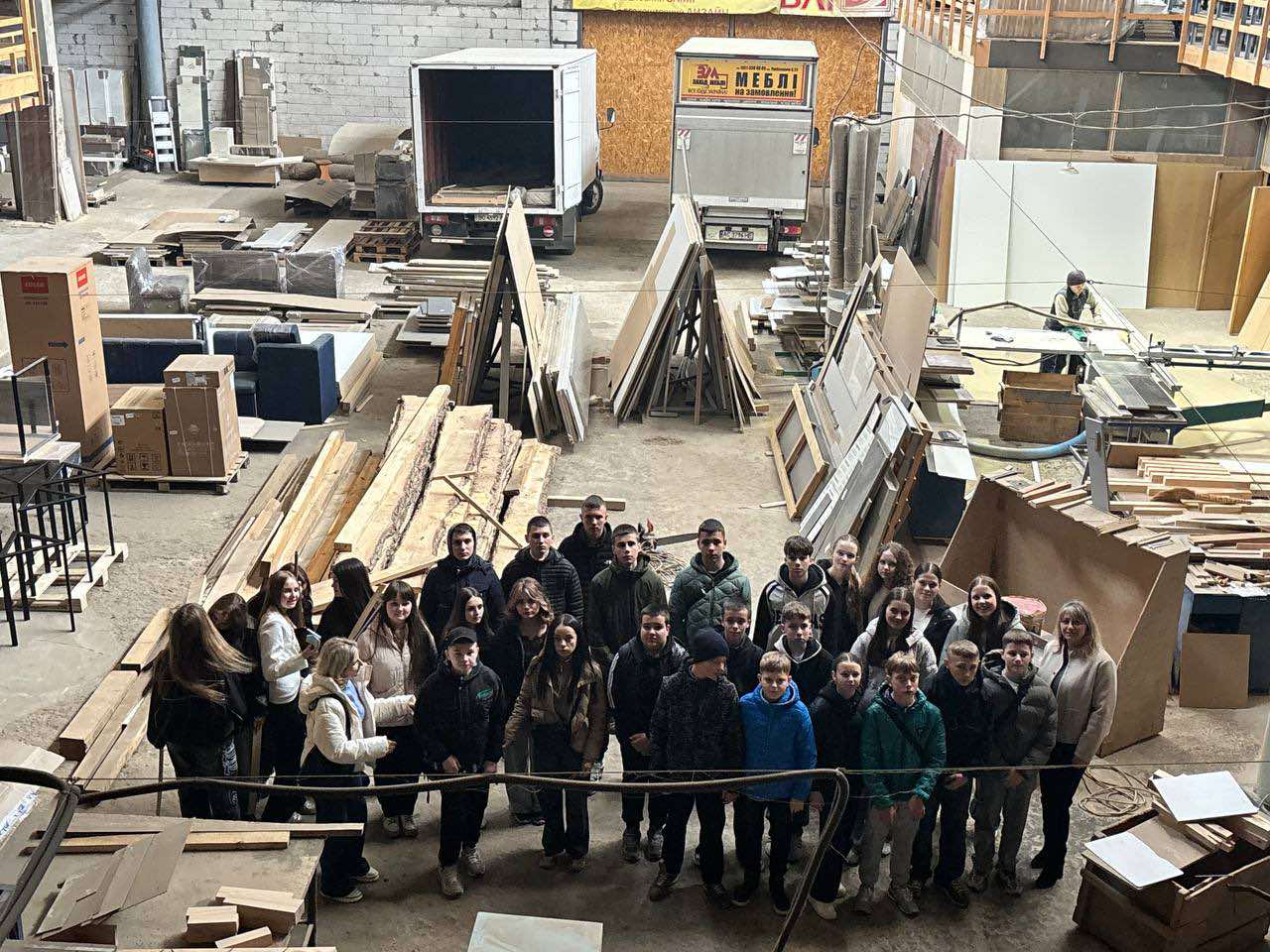 Профорієнтаційна екскурсія учнів Мишковицького ліцею на виробництво громади