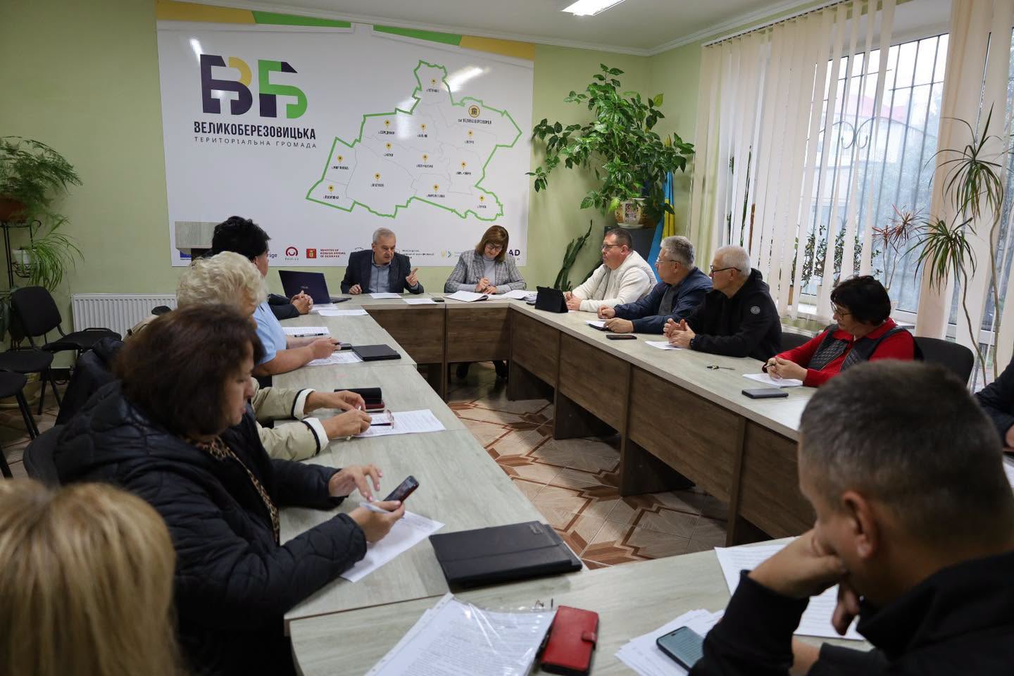 Відбулось засідання виконавчого комітету Великоберезовицької селищної ради